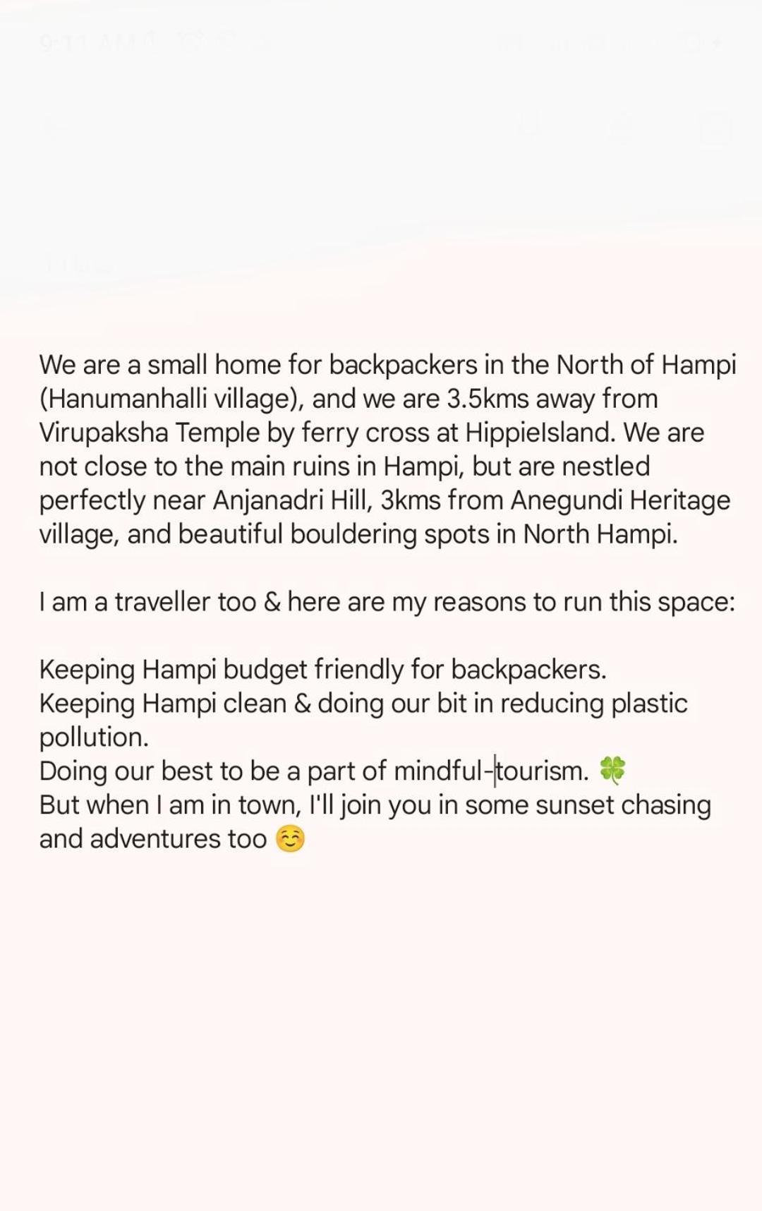 Hearthspace Hampi - Small Home, A Low-Impact Backpackers Hostel Ngoại thất bức ảnh